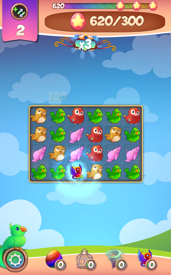 Birds: Free Match 3 Games Screenshot #1