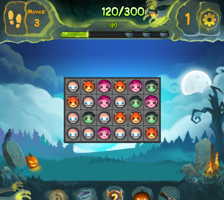 Halloween Monster Match Screenshot #1